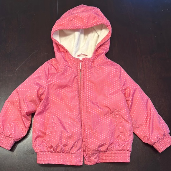 GAP Pink Polka Dot Kids Jacket - Picture 1 of 3